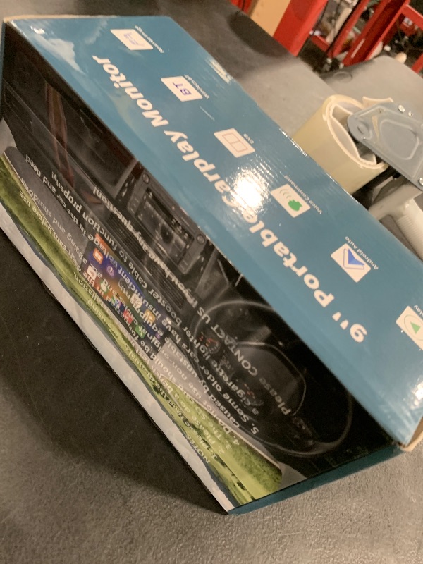 Photo 1 of PARTS ONLY!!!!!!!!!!!!!!!!!!!!!!!!!!!!!!!!!-----------------------------------------------------Wireless Carplay with 4K Dash Cam, 9" Portable Carplay Screen for Car, Apple Carplay & Android Auto Car Satellite Radio with 1080P Backup Camera, GPS Navigatio