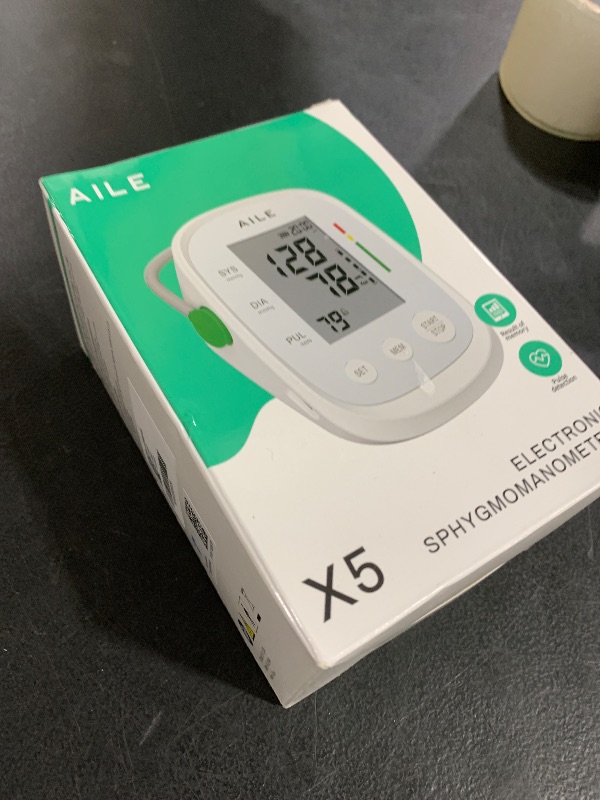 Photo 1 of Blood Pressure Monitor, AILE Blood Pressure Machine Upper Arm Large Cuff(8.7"-16.5"), High Automatic Blood Pressure Monitors Cuff for Home Use, (BP) Manual Arm Blood Pressure Monitors, 2 * 99 Memory