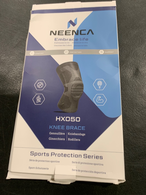 Photo 1 of NEENCA Professional Knee Brace for Pain Relief, Medical Knee Compression Sleeve, Knee Support with Horizontal Knit Tech for Meniscus Tear, ACL, Arthritis, Joint Pain, Runner, Workout- FSA/HSA APPROVED
