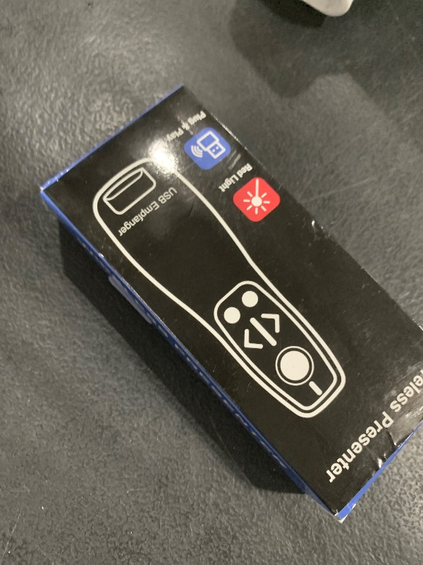 Photo 1 of Presentation Clicker Wireless Presenter Remote for PowerPoint, Powerpoint Clicker with Volume Control PowerPoint Slide Advancer for Mac, Computer, Laptop-E600