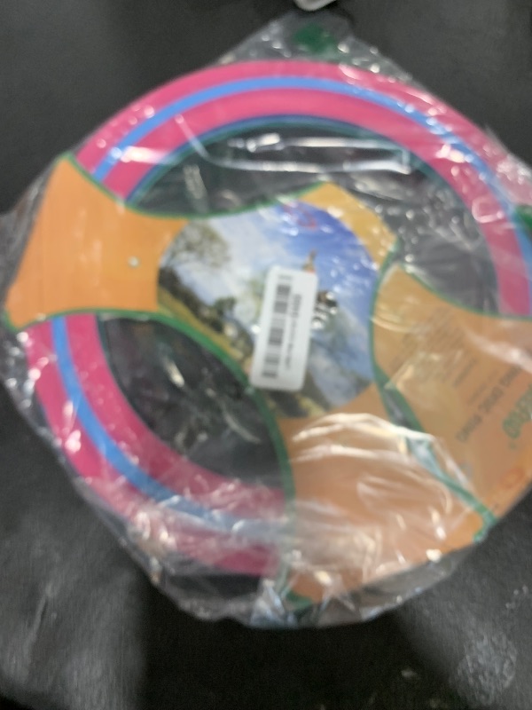 Photo 1 of JEEFUD Flying Disc for Kids Adults 11 inch Flying Ring, 3 Pack Beach Backyard Sports Play Soft Discs, Sport Outdoor Toy Gift for 4+ Year Old Boys Girls Family (3PCS (Blue?Pink&Turquoise))