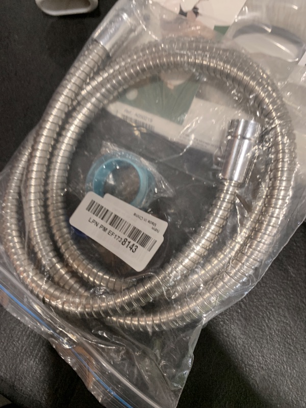 Photo 1 of TEELLA 79" Shower Hose, Extra Long 304 Stainless Steel Handheld Shower Head Hose Extension/Replacement, Flexible & Durable, G1/2 Universal Insert & Nut