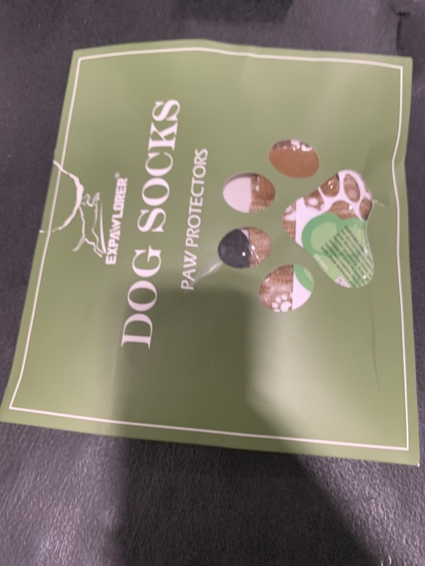 Photo 1 of EXPAWLORER Anti Slip Dog Socks to Prevent Licking Paws, Dog Shoes for Hot Pavement, Dog Booties for Small Medium Large Senior Dogs, Traction Control Boots & Paw Protectors for Hardwood Floors