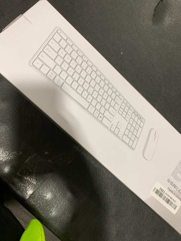 Photo 1 of seenda Wireless Bluetooth Keyboard and Mouse Combo (USB + Dual BT), SKM64-3 Multi-Device Rechargeable Slim Keyboard and Mouse, Compatible for Win 7/8/10, MacBook Pro/Air, iPad, Tablet - Black Gray