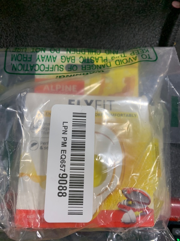 Photo 1 of Alpine FlyFit - Earplugs for Pressure Relief & Preventing Ear Pain While Flying - Airplane Travel Essentials - Comfortable Reusable Hypoallergenic Earplugs with Ultra Soft Filter