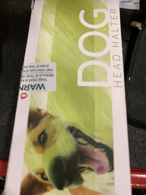 Photo 1 of GoodBoy Dog Head Halter with Safety Strap - Stops Heavy Pulling On The Leash - Padded Headcollar for Small Medium and Large Dog Sizes - Head Collar Training Guide Included (Size 3, Blue