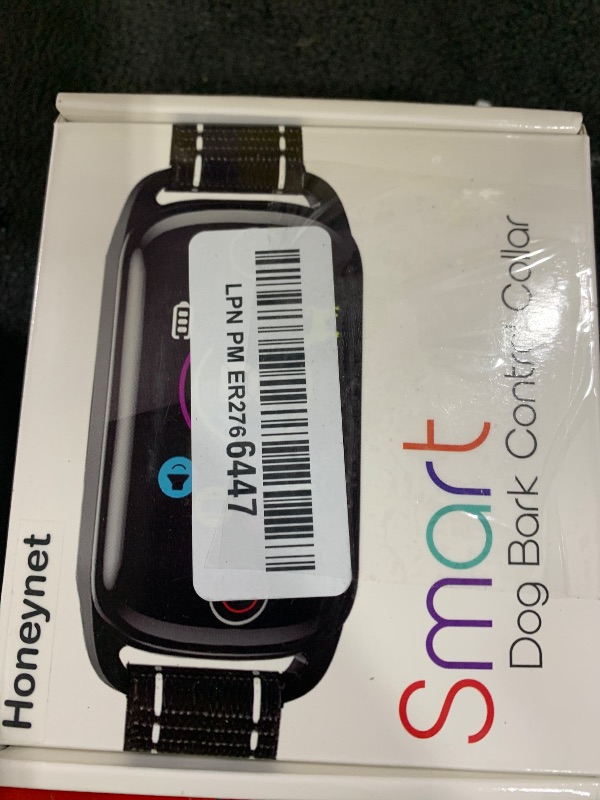 Photo 1 of Honeynet Dog Bark Collar for Large Medium Small Dogs, Rechargeable Bark Collar, Anti Barking Training Collarwith 8 Sensitivity Levels, Beep/Vibration Modes, Auto Correction for Dogs, IP67 Waterproof