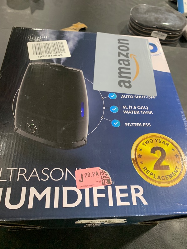 Photo 1 of Everlasting Comfort Cool Mist Humidifiers for Bedroom 6L - Humidifier Large Room No-Filter, Quiet Air Humidifier for Plants, Allergies, Dry Skin, Congestion, 50 Hr Run Time