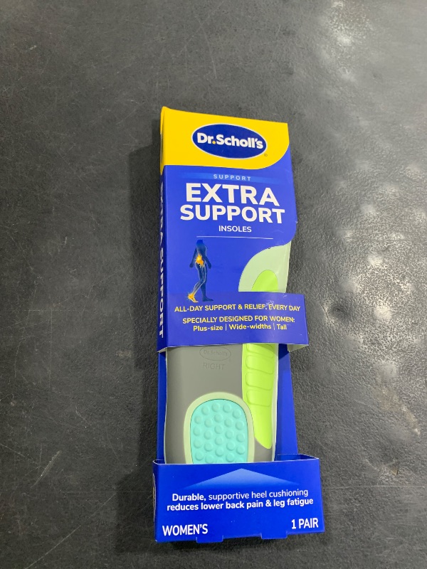 Photo 1 of Dr. Scholl’s Extra Comfort Support Insoles Men, Size 8-14, 1 Pair: All-Day Comfort Shoe Inserts with Massaging Gel for Big & Tall Men, 200lbs+, Wide Feet - Arch Support Inserts for Men, Trim to Fit