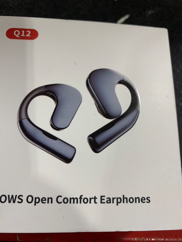 Photo 1 of NEOQOQO Open Ear Headphones, Dynamic Bass Boost Bluetooth 5.4 Air Conduction Wireless Earbuds w/16.2mm Large Driver, 50H Playtime, 3 EQ Modes, ENC Mic, IPX5, Lightweight Fit for Workout Running Beige