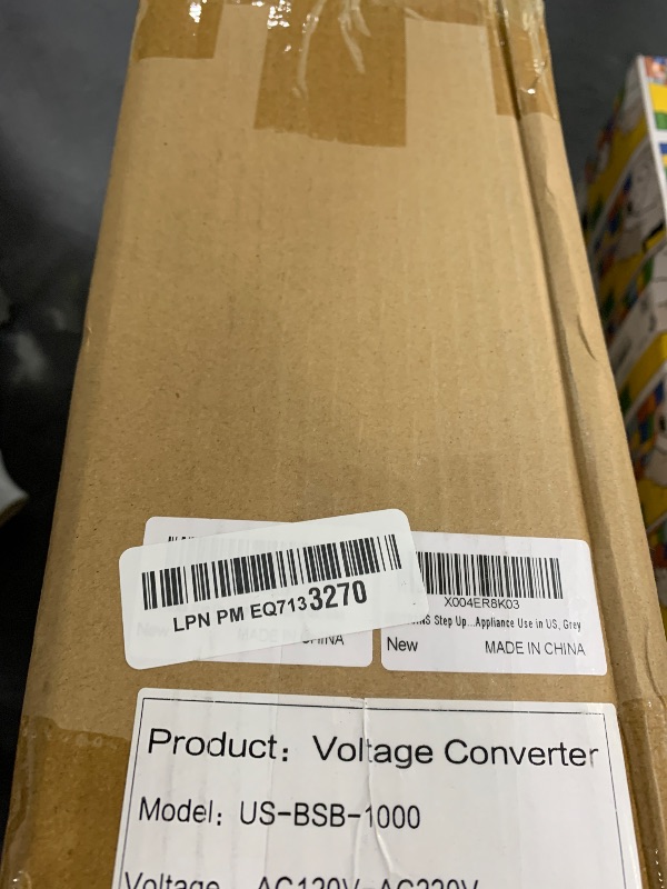 Photo 1 of BESTRANS Step Up Transformer 110v to 220v, Heavy Duty 1000W Power Transformer, Step Up Voltage Converter with 2 Universal Outlets for 220V Asia Europe Appliance Use in US, Grey