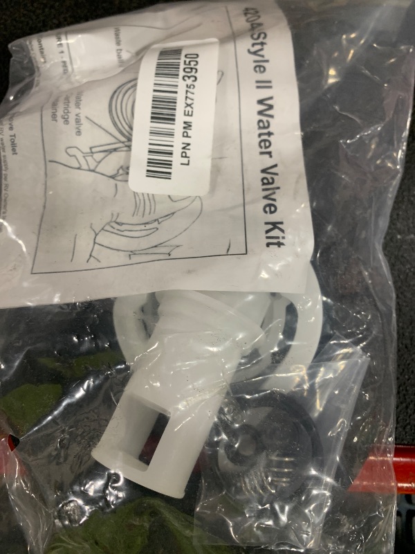 Photo 1 of Linkstyle 42049 Water Valve Replacement Kit Compatible with RV Toilet Thetford Aqua Magic Style II with Closet Flange Seal