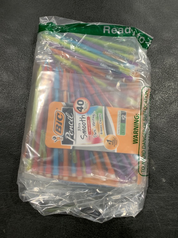 Photo 1 of BIC Xtra Smooth Mechanical Pencil, 0.7 mm Medium Point, Refillable and Retractable, 40-Count Pack