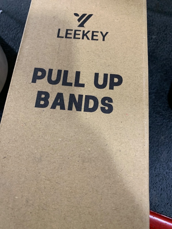 Photo 1 of LEEKEY Resistance Band Set, Pull Up Assist Bands with Non-Slip Texture-Stretch Resistance Band Exercise Bands - Mobility Band Powerlifting Bands for Resistance Training