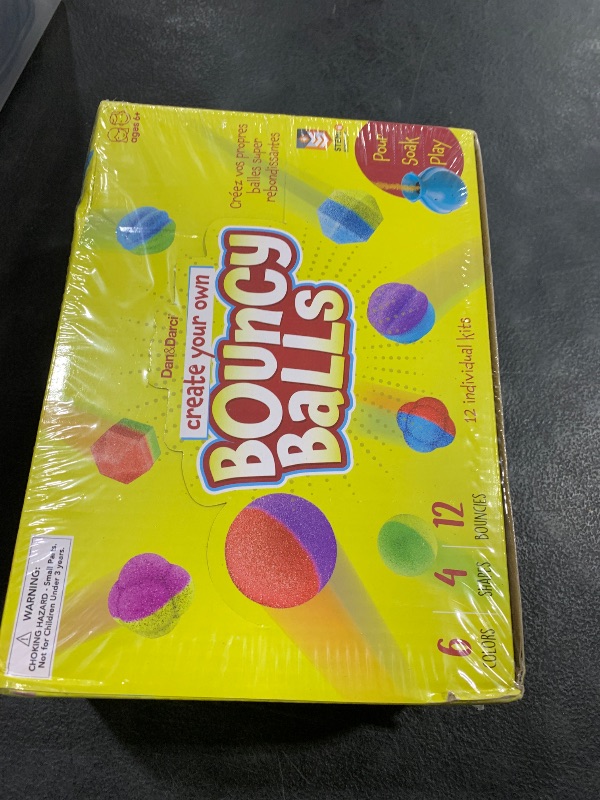 Photo 1 of Dan&Darci Make Your Own Bouncy Ball Kit for Kids - 12 Individual Kits - Basket Stuffers - Science Party Favors - Birthday Activities for Kid - Create 12 Balls - DIY Arts and Crafts Bulk - Craft Gifts
