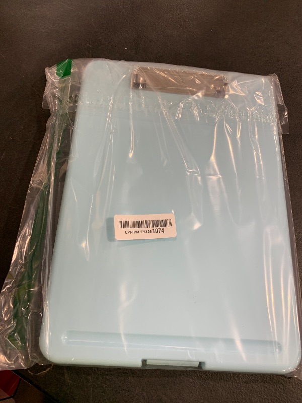 Photo 1 of SITHON Nursing Clipboard with Storage, Heavy Duty Portable Writing Clipboard with Compartment Organizer for Nurse Doctor Medical Professionals Teachers Students Sales Coach School Office (Blue)