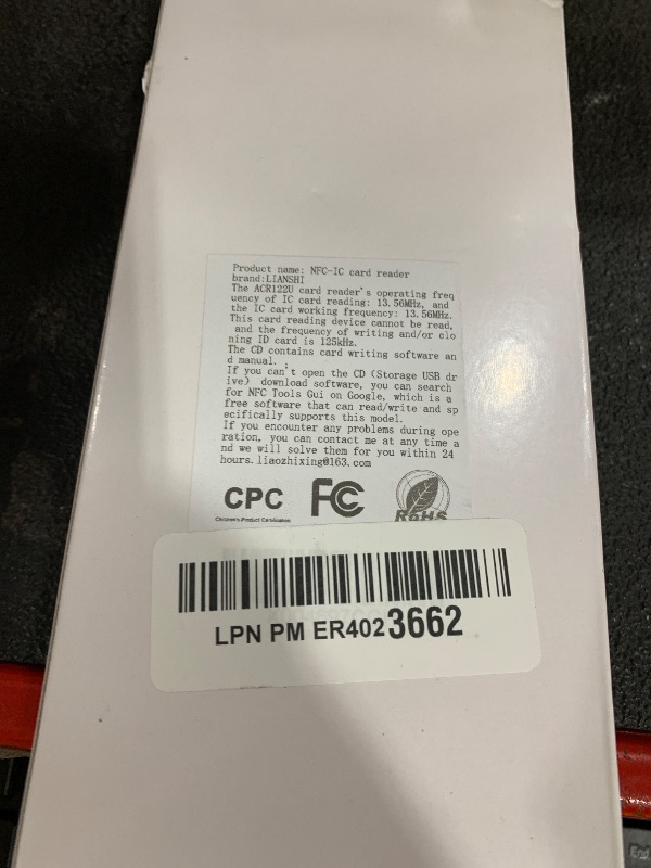 Photo 1 of Lianshi NFC ACR122U Contactless IC Card Reader Writer/USB + SDK + IC Card