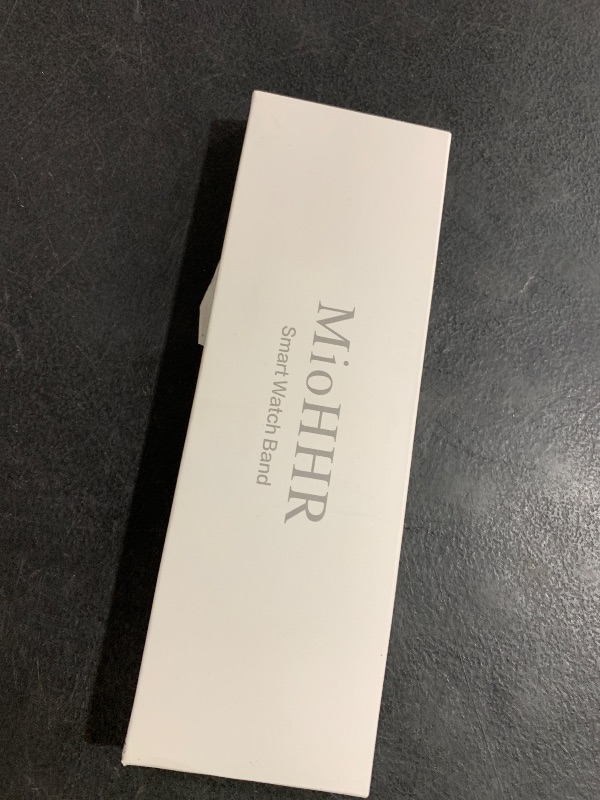 Photo 1 of MioHHR Slim Metal Band Compatible with Apple Watch Band 42mm(Series 3/2/1) 44mm(Series 6/5/4/SE) 45mm(Series 9/8/7) 46mm(Series 10) 49mm(Ultra 2/1) ,Dressy Stainless Steel Chain Strap for Women iWatch Bands Series 10 9 8 7 6 5 4 SE Ultra 2 1,Silver/Gold