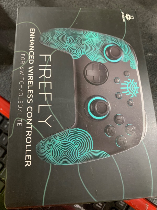 Photo 1 of FUNLAB Switch2 Pro Controller Wireless Compatible with Switch 2/OLED, Hall Effect Controller with RGB, Firefly Switch Controles with NFC Function, Black Bluetooth Remote Gamepad with 7 LED Colors/Paddle/Turbo/Motion