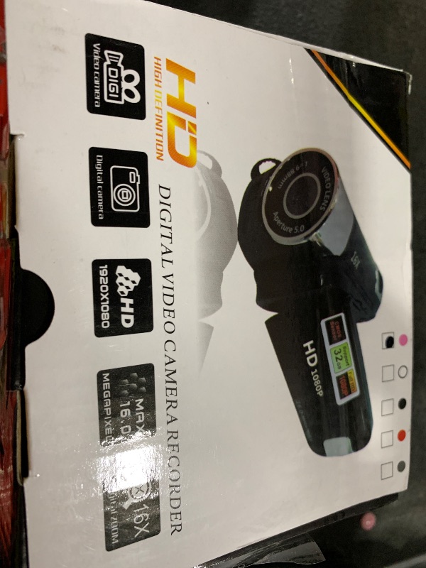 Photo 1 of 1080P Digital Camera for Photography, 16MP Vlogging Camera 16X Digital Zoom Digital Camera with 2.4in 360° Flip Screen, Compact Travel Camera for Teens Adult Beginner Kids ()