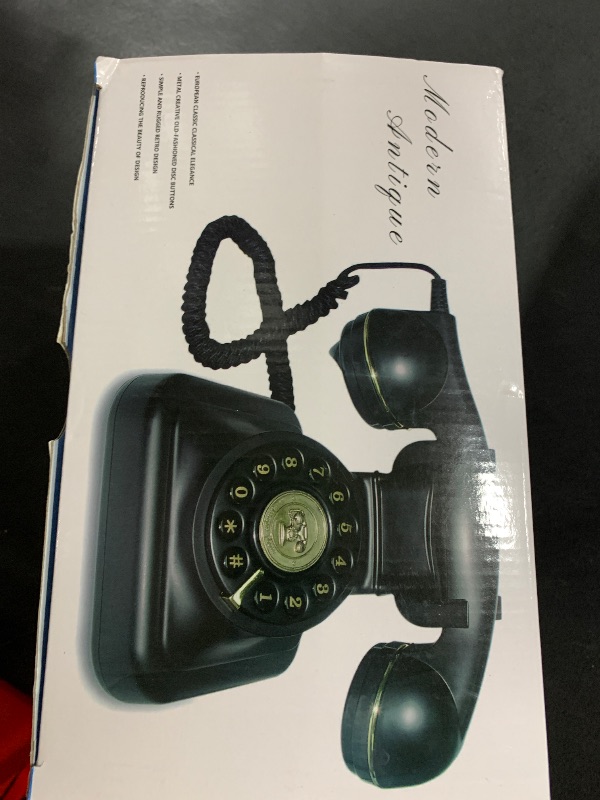 Photo 1 of Qigeneimu Audio Guest Book Wedding Phone, Record Customized Audio Messages with Guest Book, Audio Guestbook, Guestbook Alternative for Wedding, Birthday Party, Anniversary, Engagement Black