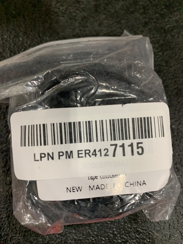 Photo 1 of 1 Inch x 5 FT Black Self-Fusing Silicone, Thickness 1mm Hose Repair Tape, Heavy Duty and Leak Proof Rubber Hose Tape, Pipe for Water - Black