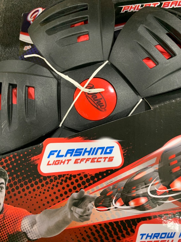 Photo 1 of WAHU Phlat Ball Flash Back Light-Up Flying Saucer Toy for Kids Ages 5+, Time Delay Flying Disc with Flashing LED Lights
