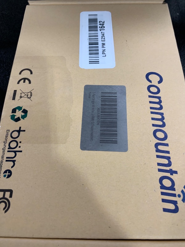 Photo 1 of commountain Earpiece w/Mic Compatible with Motorola Walkie Talkies & Radios R2 CP100D CP185 CP200D CP200 CLS1410 CLS1110 BPR40 BPR40D RDU4100 RMU2040 and More, G Shape Earhook Headset, 2 Pin, 5 Pack