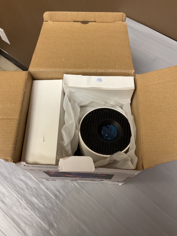 Photo 1 of ?Electric Focus?Magcubic Mini Projector 4K Support, Portable Projector with WiFi 6 and Bluetooth 5.4, Smart Proyector, 5W Soundbase Speaker, 180° Rotation for Home Theater HY300 Ultra