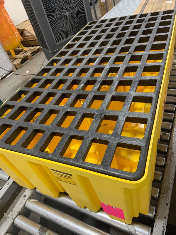 Photo 1 of EAGLE MFG Drum Spill Containment Pallet, 66 gal Spill Capacity, 2 Drum,