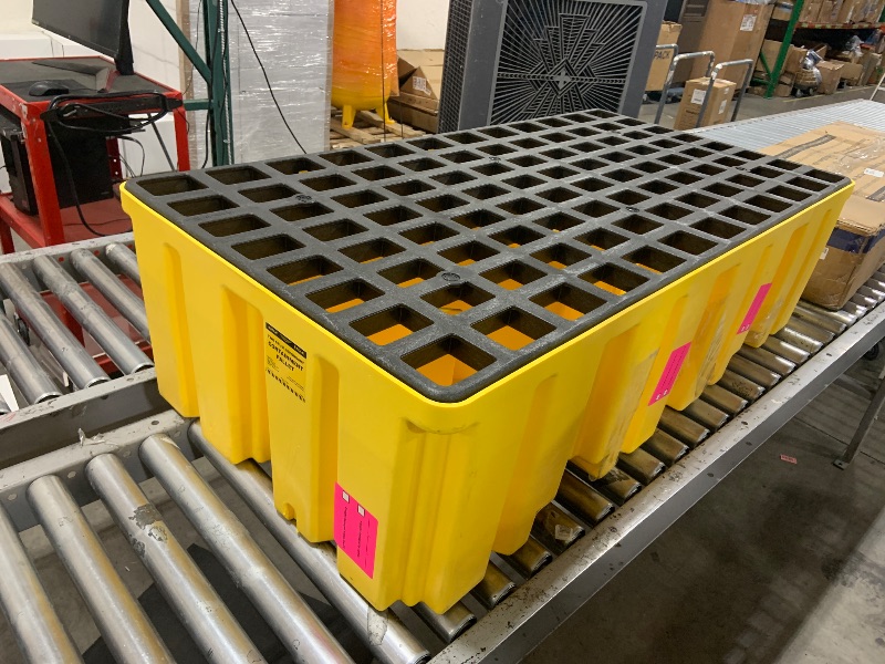 Photo 1 of EAGLE MFG Drum Spill Containment Pallet, 66 gal Spill Capacity, 2 Drum,
