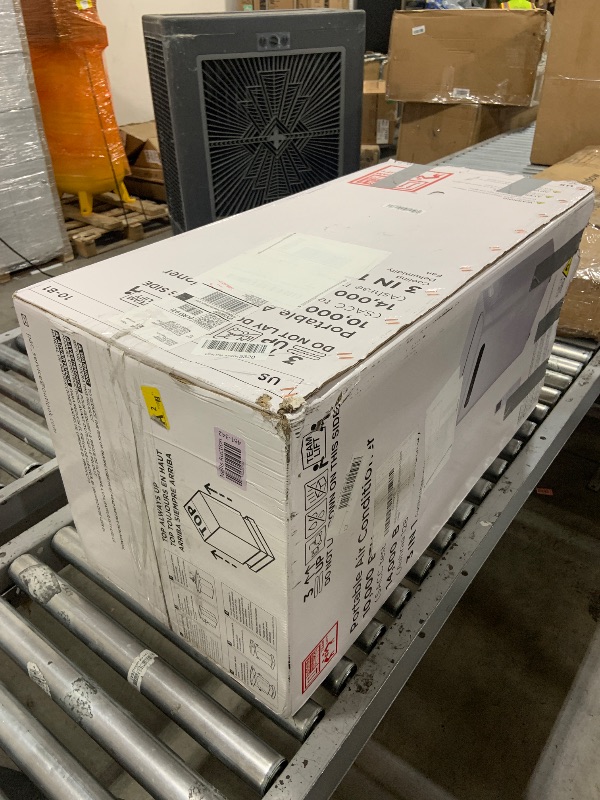 Photo 1 of 14000 BTU Portable Air Conditioners,Cools Up to 700 Sq.Ft,Portable AC Unit with Remote Control,Cooling,Fan,Dehumidification,Sleep Mode& Installation Kits for Large Rooms,White