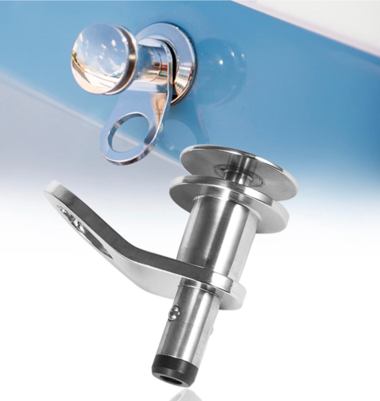 Photo 1 of 1/2'' Quick Release Boat Fender Holder - Marine Stainless Steel Quick-Release Boat Fender Holder Mount Cleat Hook, Receiver Not Included