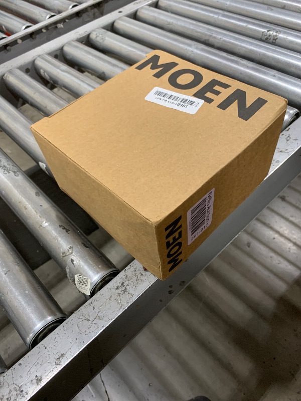 Photo 1 of Moen Genta LX Brushed Nickel Pressure Balancing Eco-Performance Modern Shower Trim Including Showerhead, Shower Handle, and Tub Spout (Posi-Temp Valve Required), T2473EPBN