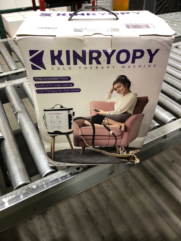Photo 1 of Cold Therapy Machine with Programmable Timer, Portable Ice Machine for Knee After Surgery, Knee Replacement Recovery System, Cryotherapy Pain Relief w/Compression Pad for,Shoulder, Hip and Ankle