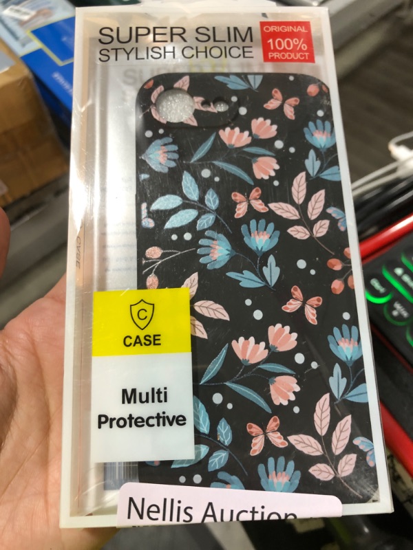 Photo 1 of LEECG for iPhone 16E Case, Creative Pattern Soft Slim Anti Scratch Phone Cover for iPhone 16E 2025 6.1", Leaf Black