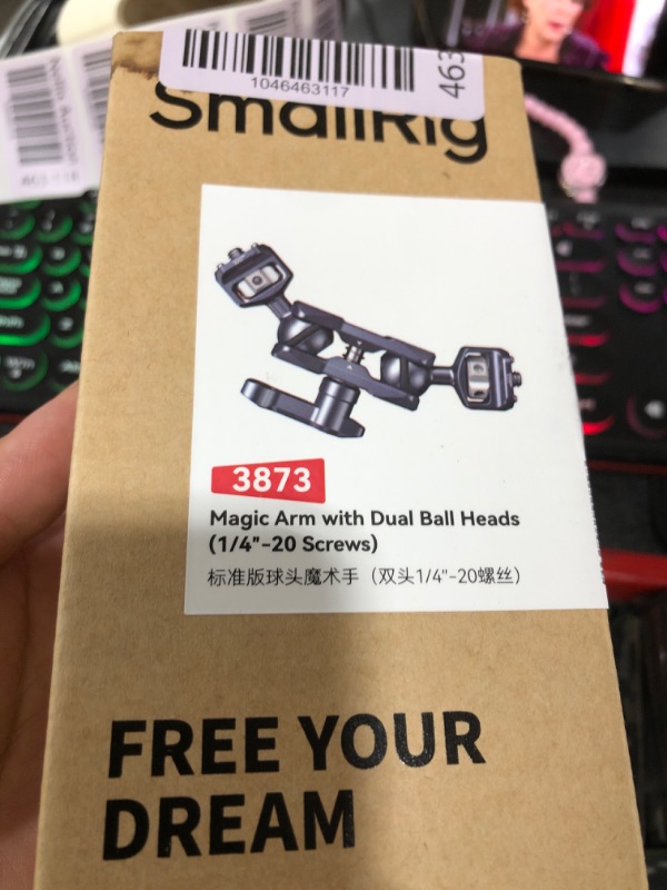 Photo 1 of SmallRig Camera Magic Arm, Flexible Articulating Arm with 1/4” Screws, Field Monitor Mount with Dual Ballhead, Aluminum