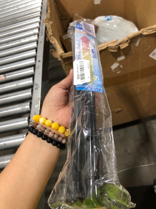 Photo 1 of AIZESI Spring Tension Rods Adjustable Tension Curtain Rod Small Tension Rod No Drilling Expandable Spring Loaded Curtain Tension Rod?Black,18" to 28"-4Pcs)