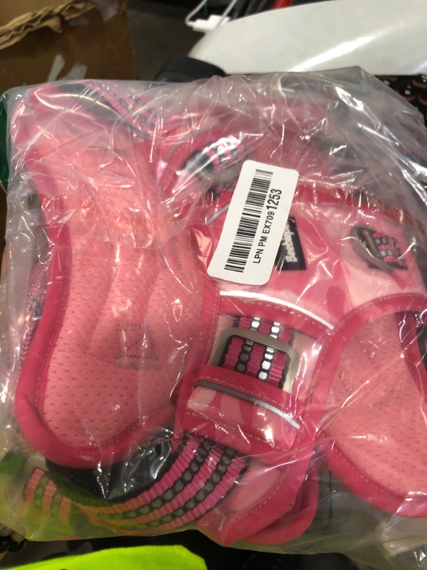 Photo 1 of Beebiepet Heavy Duty Tactical Dog Harness for Medium Dogs, No Pull Adjustable Pet Harness Reflective Service Training Easy Control Pet Vest Military K9 Working Dog Harnesses- Medium, Pink Camo