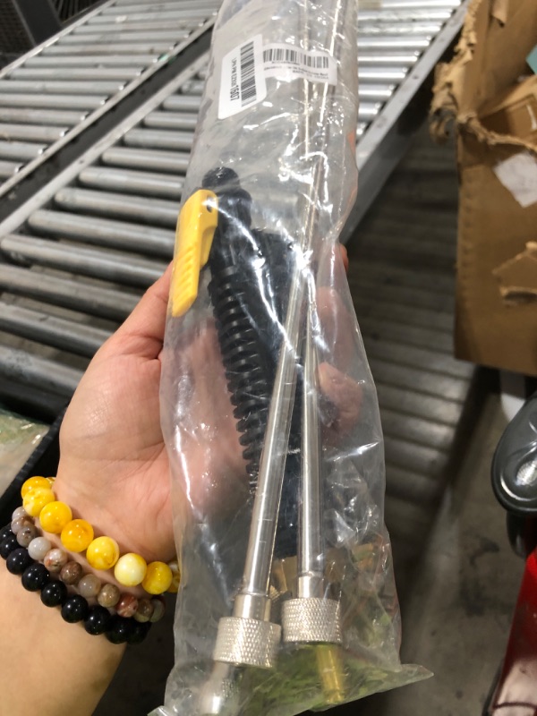 Photo 1 of Sprayer Wand,Adjustable Universal Sprayer with 3/8" Brass Barb, Stainless Steel Replacement Sprayer Wand with Shut off Valve (44 Inches Sprayer Wand)