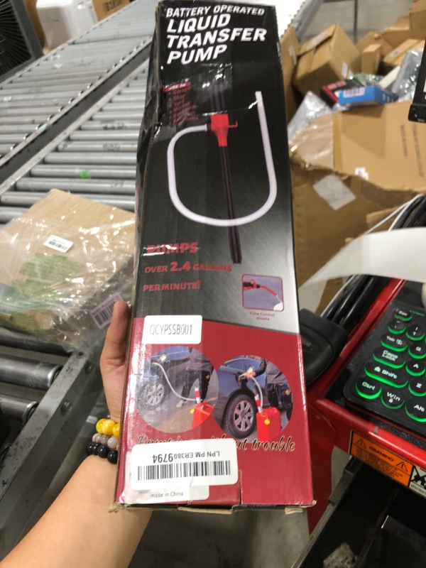 Photo 1 of Forccord Upgraded Portable Power Battery Pump Battery-driven Electric Siphon Pump, Multi-Use Siphon Transfer Apply to Transfer Simple to Operate Replacement Accessories
