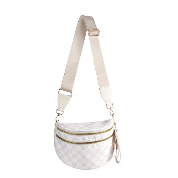 Photo 1 of FEIBOON Spacious Nylon Crossbody Bag Bum Bag Handbags Wallets Purses Trendy Shoulder Bag for Women
