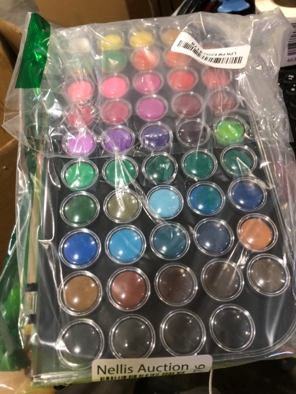 Photo 1 of Artecho 48 Colors Watercolor Cake Set with 3 Brushes, Washable, Travel Design, Perfect for Card Making, Illustrations, Painting, Calligraphy