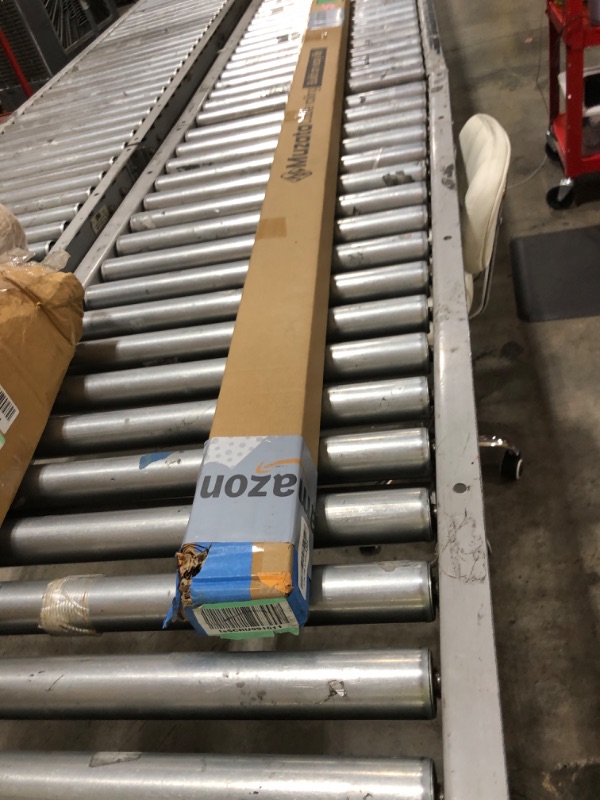 Photo 1 of Muzata 6'6" White Cable Railing Handrail Rectangular Stainless Steel Handrail for Cable Railing System Top Rail Deck Stair Indoor Outdoor Length Adjustable with Paper User Guide HT10 WP4