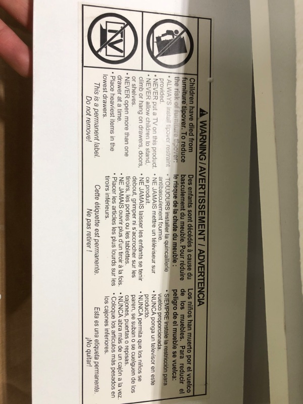 Photo 1 of WHITE DRAWER 