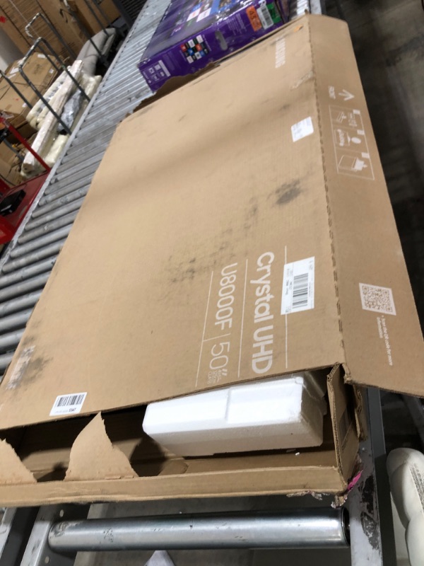 Photo 1 of Samsung 50-Inch Class Crystal UHD U8000F 4K Smart TV (2025 Model) Endless Free Content, Crystal Processor 4K, MetalStream Design, Knox Security, Alexa Built-in