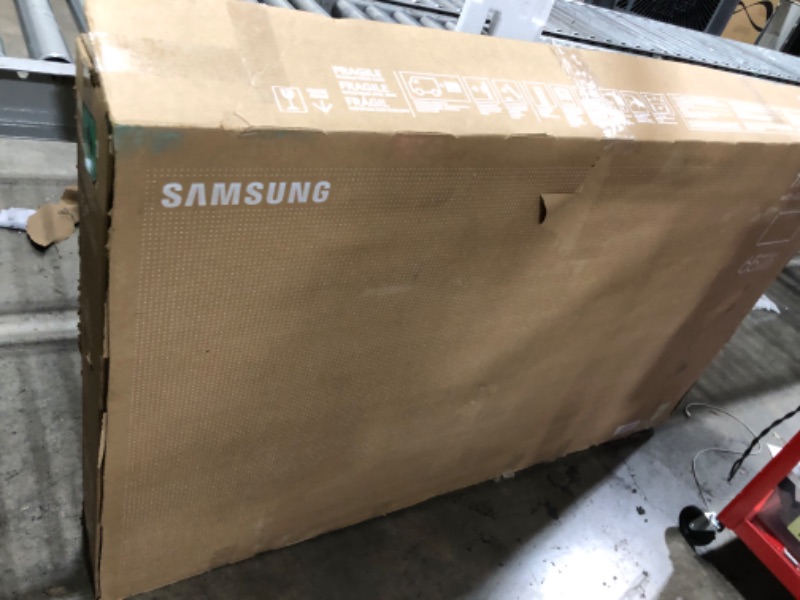 Photo 1 of Samsung 65-Inch Class QLED 4K LS03D The Frame Series Quantum HDR Smart TV w/Dolby Atmos, Art Mode, Anti-Reflection, Customizable Frame, Slim Fit Wall Mount with Alexa Built-in (QN65LS03D, 2024 Model)