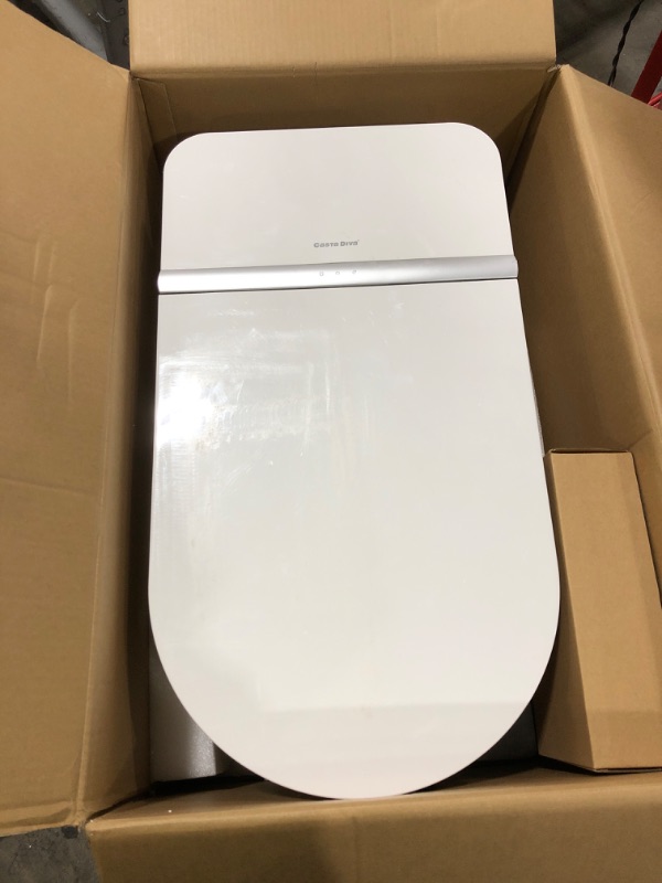 Photo 1 of CANEST Smart Bidet Toilet, Smart Toilet with Bidet Built in, Pump-assisted Flush, Foot Sensor Operation, Warm Water, Heated Seat, Air Dryer, Digital Display (TC-100GE)