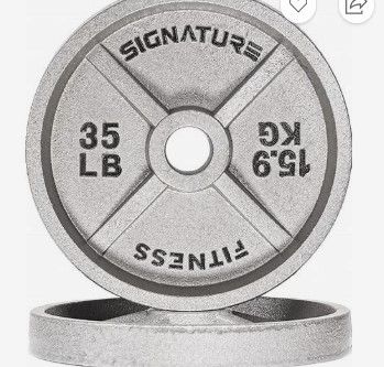 Photo 1 of Cast Iron Plate Weight Plate For Strength Training 35 POUNDS 