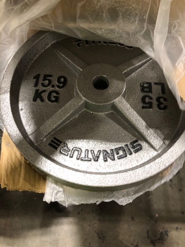 Photo 1 of Cast Iron Plate Weight Plate For Strength Training 35 POUNDS 